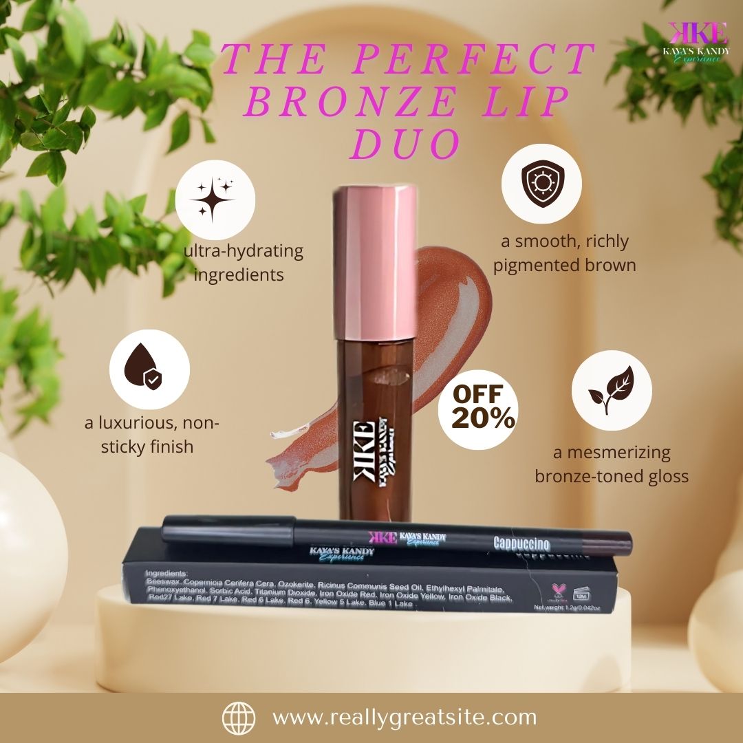 THE PERFECT BRONZE LIP DUO