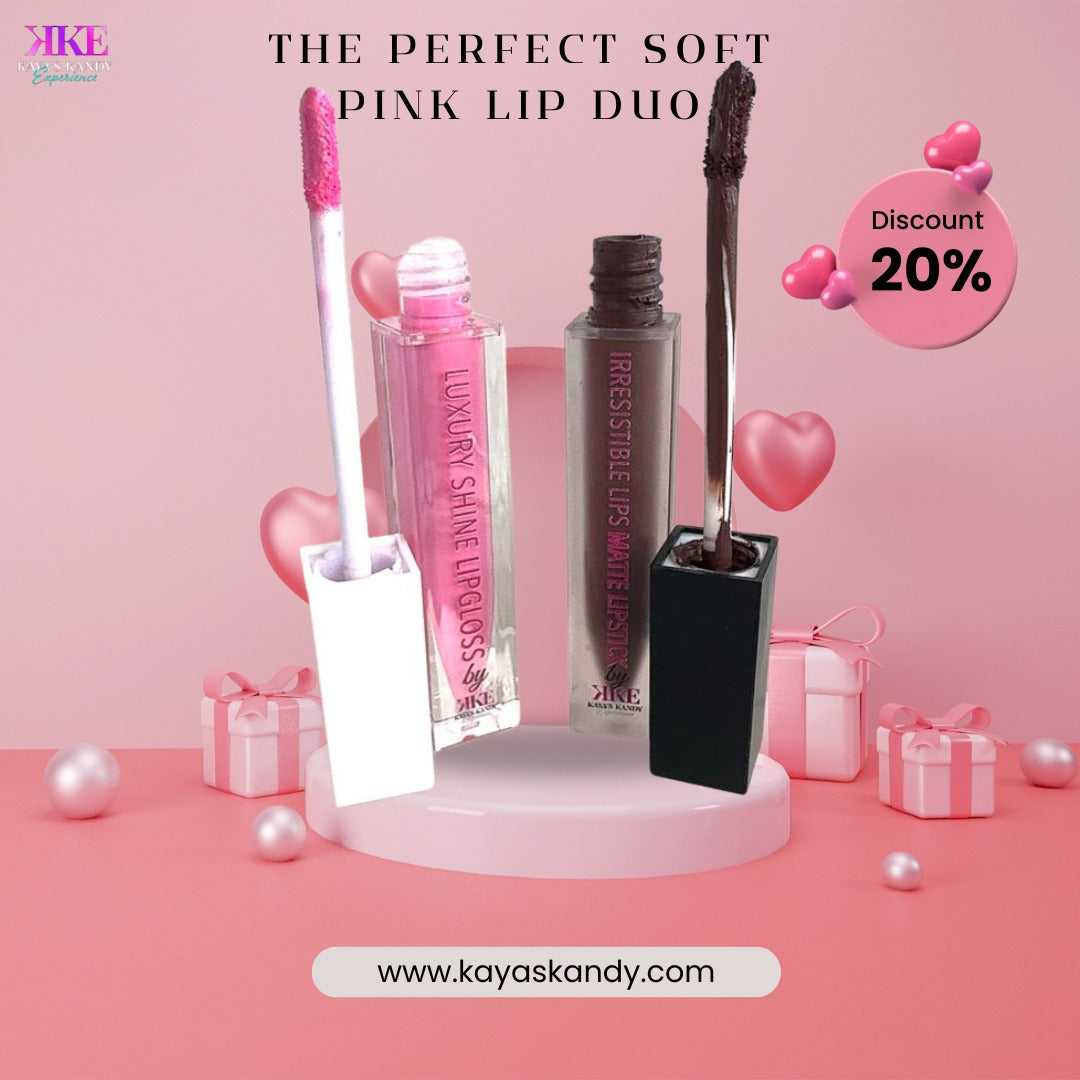 THE PERFECT SOFT PINK LIP DUO