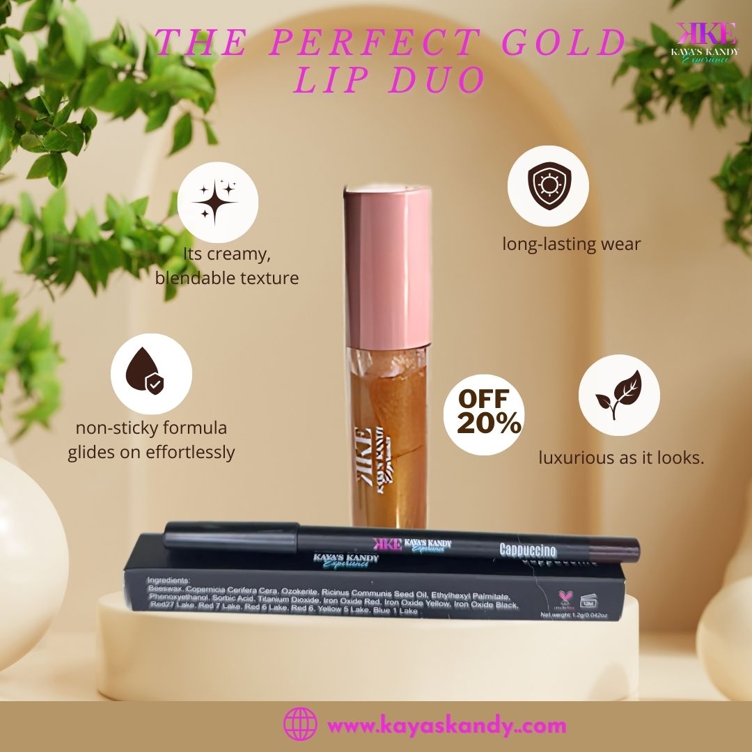 THE PERFECT GOLD LIP DUO