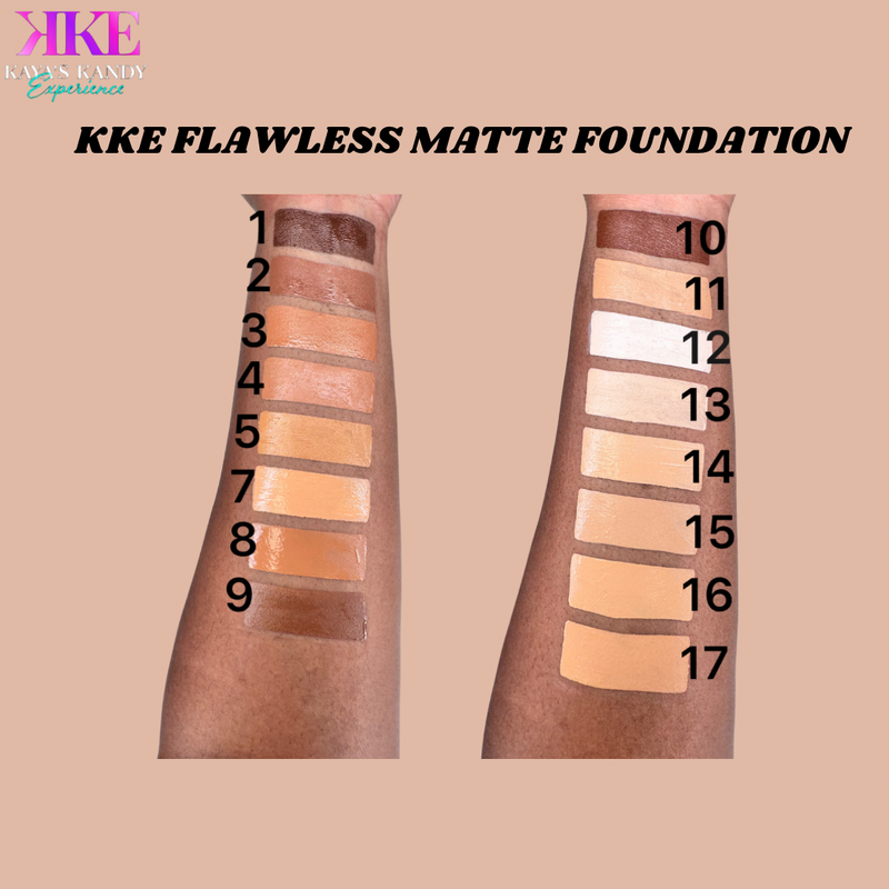 KKE FLAWLESS MATTE FOUNDATION