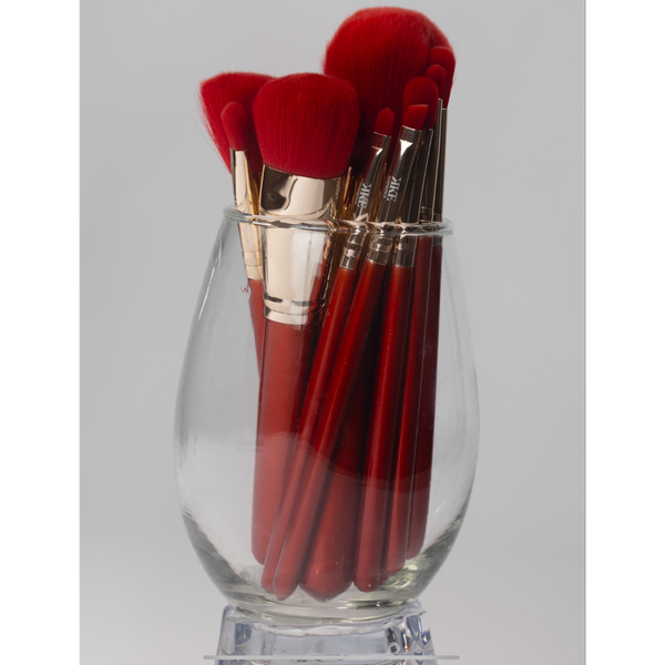 RED RUBIES MAKEUP BRUSH SET