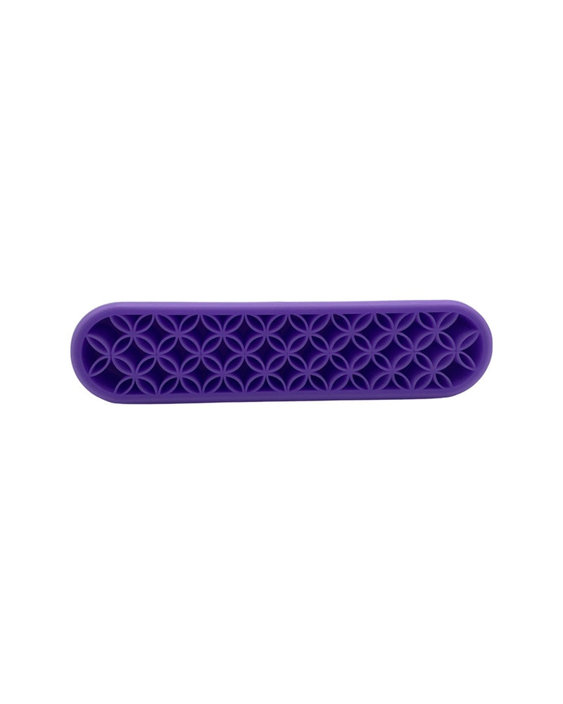 Purple block with stylish pattern